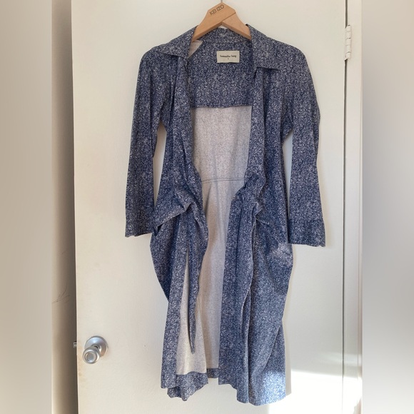 Samantha Sung Blue Hepburn Wrap Dress Size 10 - Picture 4 of 6